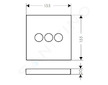 Hansgrohe Shower Select - Ventil pod omítku pro 3 spotřebiče, chrom 15764000