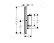 Hansgrohe ShowerSelect Comfort - Termostatická baterie pod omítku, chrom 15553000