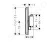 Hansgrohe ShowerSelect Comfort - Termostatická baterie pod omítku, chrom 15571000