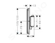 Hansgrohe ShowerSelect Comfort - Termostatická baterie pod omítku, chrom 15581000