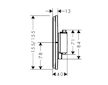 Hansgrohe ShowerSelect Comfort - Termostatická baterie pod omítku, chrom 15589000