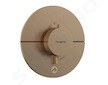 Hansgrohe ShowerSelect Comfort - Termostatická baterie pod omítku, kartáčovaný bronz 15562140