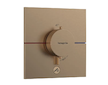 Hansgrohe ShowerSelect Comfort - Termostatická baterie pod omítku, kartáčovaný bronz 15575140
