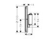 Hansgrohe ShowerSelect Comfort - Termostatická baterie pod omítku, matná bílá 15562700