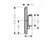 Hansgrohe ShowerSelect Comfort - Termostatická baterie pod omítku, matná bílá 15571700