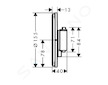 Hansgrohe ShowerSelect Comfort - Termostatická baterie pod omítku, matná černá 15562670