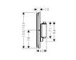Hansgrohe ShowerSelect Comfort - Termostatická baterie pod omítku, matná černá 15575670