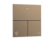 Hansgrohe ShowerSelect Comfort - Ventil pod omítku, pro 3 spotřebiče, kartáčovaný bronz 15573140