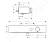 Hansgrohe ShowerTablet Select - Termostatická sprchová baterie, kartáčovaný bronz 24360140