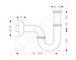 Hansgrohe Sifony - Sifon, chrom 53010000