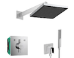 Hansgrohe  - Sprchový set s baterií pod omítku, s tělesem, 26x26 cm, chrom SANI21HHH001