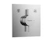 Hansgrohe  - Sprchový set s baterií pod omítku, s tělesem, 26x26 cm, chrom SANI21HHH001