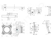 Hansgrohe  - Sprchový set s baterií pod omítku, s tělesem, průměr 25 cm, 3 proudy, chrom SANI21HHH004