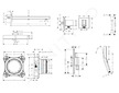 Hansgrohe  - Sprchový set s baterií pod omítku, s tělesem, průměr 25 cm, 3 proudy, chrom SANI21HHH005