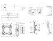Hansgrohe  - Sprchový set s termostatem pod omítku, s tělesem, průměr 25 cm, 3 proudy, chrom SANI21HHH006
