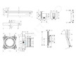 Hansgrohe  - Sprchový set s termostatem pod omítku, s tělesem, průměr 25 cm, 3 proudy, matná černá SANI21HHH407