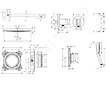 Hansgrohe  - Sprchový set s termostatem pod omítku, s tělesem, průměr 26 cm, 3 proudy, matná černá SANI21HHH402