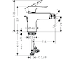 Hansgrohe Talis E - Bidetová baterie s výpustí, leštěný vzhled zlata 71720990