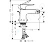 Hansgrohe Talis E - Bidetová baterie s výpustí, matná černá 71720670