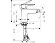 Hansgrohe Talis E - Bidetová baterie s výpustí push-open, chrom 71721000