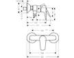 Hansgrohe Talis E - Sprchová baterie, chrom 71760000