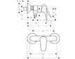 Hansgrohe Talis E - Sprchová baterie, matná černá 71760670