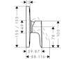 Hansgrohe Talis E - Sprchová baterie pod omítku, HighFlow, chrom 71768000