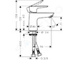 Hansgrohe Talis E - Umyvadlová baterie, chrom 71702000