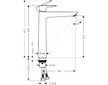 Hansgrohe Talis E - Umyvadlová baterie, chrom 71717000