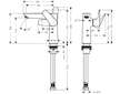 Hansgrohe Talis E - Umyvadlová baterie, chrom 71755000