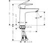 Hansgrohe Talis E - Umyvadlová baterie, CoolStart, chrom 71714000