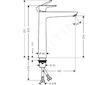 Hansgrohe Talis E - Umyvadlová baterie, kartáčovaný bronz 71717140