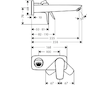 Hansgrohe Talis E - Umyvadlová baterie pod omítku, chrom 71734000