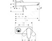 Hansgrohe Talis E - Umyvadlová baterie pod omítku, kartáčovaný černý chrom 71734340