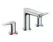 Hansgrohe Talis E - Umyvadlová baterie s výpustí, 3-otvorová instalace, chrom 71733000