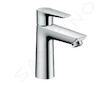 Hansgrohe Talis E - Umyvadlová baterie s výpustí, chrom 71710000