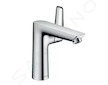 Hansgrohe Talis E - Umyvadlová baterie s výpustí, chrom 71754000