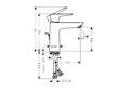 Hansgrohe Talis E - Umyvadlová baterie s výpustí, CoolStart, chrom 71713000