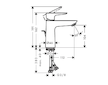 Hansgrohe Talis E - Umyvadlová baterie s výpustí, CoolStart, chrom 71713000