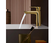 Hansgrohe Talis E - Umyvadlová baterie s výpustí, CoolStart, leštěný vzhled zlata 71713990
