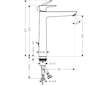 Hansgrohe Talis E - Umyvadlová baterie s výpustí, kartáčovaný bronz 71716140