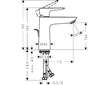 Hansgrohe Talis E - Umyvadlová baterie s výpustí, leštěný vzhled zlata 71710990