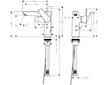 Hansgrohe Talis E - Umyvadlová baterie s výpustí, matná černá 71754670