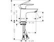 Hansgrohe Talis E - Umyvadlová baterie s výpustí Push-Open, chrom 71701000