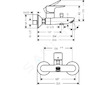 Hansgrohe Talis E - Vanová baterie, chrom 71740000