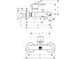 Hansgrohe Talis E - Vanová baterie, kartáčovaný bronz 71740140