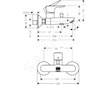 Hansgrohe Talis E - Vanová baterie, matná černá 71740670