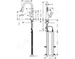 Hansgrohe Talis M51 - Dřezová baterie s výsuvnou sprškou, sBox, EcoSmart, chrom 73876000