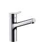 Hansgrohe Talis M52 - Páková dřezová baterie 170, vzhled nerezu 32851800