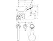 Hansgrohe Talis S - Tříotvorová vanová baterie, chrom 72416000